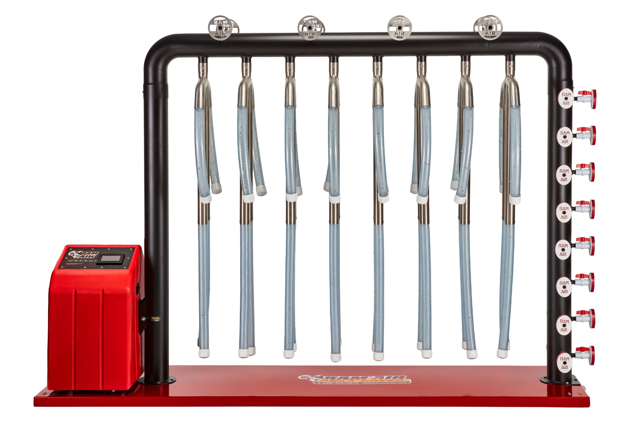 Ram Air Gear Dryer - Turnout Gear Dryers - TG-8/8-MU - 8-Unit Ambient Air Turnout Gear Dryer 10